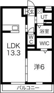 ぺルルII【1階】の間取り