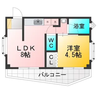 ティーリーフ【3階】の間取り