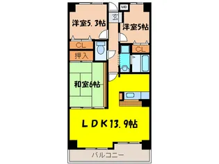 アビタシオン橋本2の間取り
