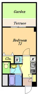 レオハウスII【1階】の間取り