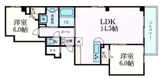 GRAND-PLACE十日市【12階】の間取り