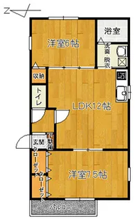 アンジェ【2階】の間取り