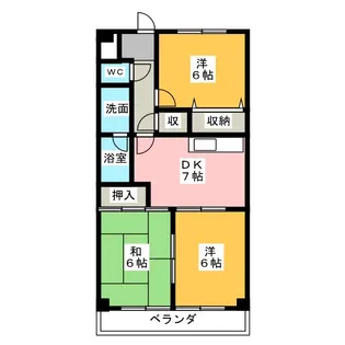 グレースメゾン名海3【2階】の間取り
