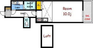 並木S BLD【4階】の間取り