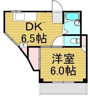 第二泉コーポ【1階】の間取り