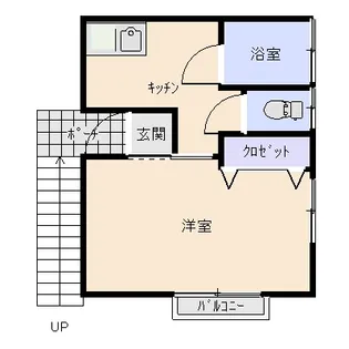 ヒューネットハウス【2階】の間取り