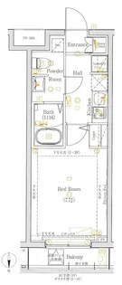 ヴォーガコルテ旗の台【1階】の間取り