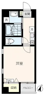 シャトー・エスポワール【1階】の間取り