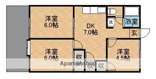 パークワン【1階】の間取り