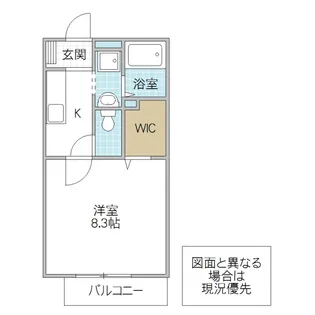 Well Villa 笠原【2階】の間取り
