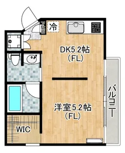 プレンディ二子多摩川【2階】の間取り