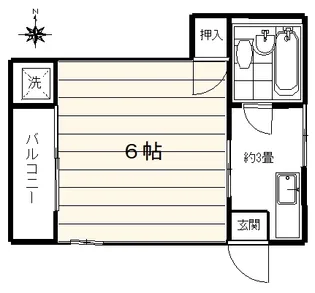 高松ハイム【2階】の間取り