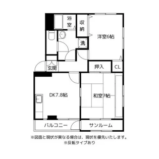 フローラルパークハイツ【2階】の間取り