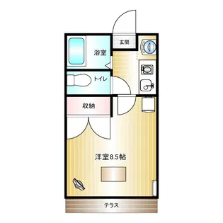 グレースコート24MK-C【2階】の間取り