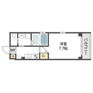 G‐プロスペリテ塚口【3階】の間取り