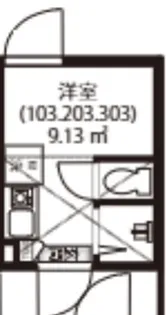 GARUNA OKUBOの間取り