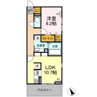 Casa Hermosa【2階】の間取り