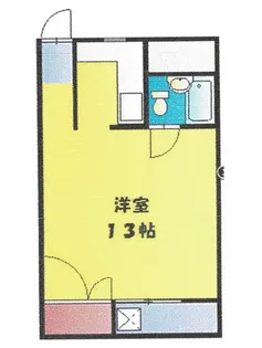 南大通りハイツ【2階】の間取り