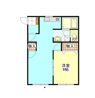 ハイツ清水C【1階】の間取り