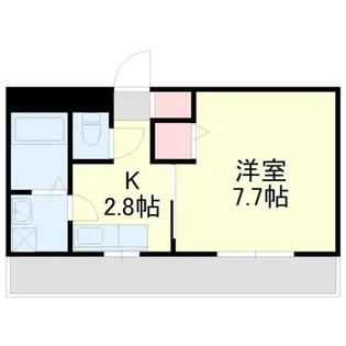 ティアラ西伊場【1階】の間取り