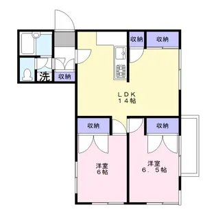 レオーナ小手指【2階】の間取り