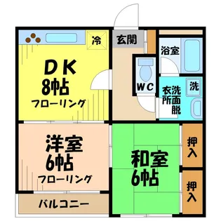 サンガーデン【1階】の間取り