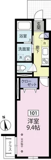 アミュレット【1階】の間取り