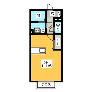 モナリエ竹成 B棟【1階】の間取り
