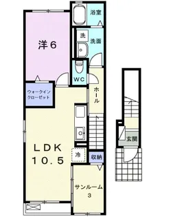 フェリーチェ東天王町 I【2階】の間取り