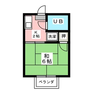 シティハイム・アルファ【2階】の間取り