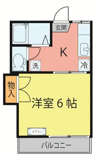 エルメゾン荒町【1階】の間取り