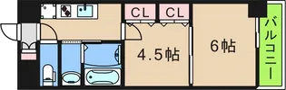 グランパシフィックパークビュー【7階】の間取り