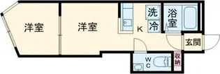 アンベリール東高円寺【1階】の間取り