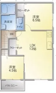 La vie 舞阪【2階】の間取り