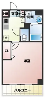 ブリランテ都島【8階】の間取り