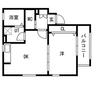 Lunaria宮之阪【2階】の間取り