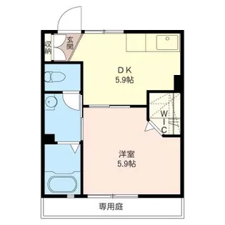 アーニム【1階】の間取り
