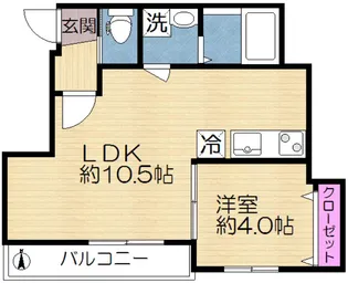 セレニティコート【3階】の間取り