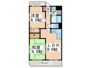 ヴィ-ナス21【4階】の間取り