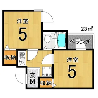アメニティー京都1番館【4階】の間取り