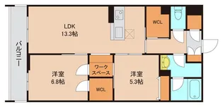 グランドゥール凪【2階】の間取り
