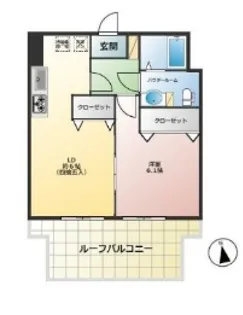 Verona府中Lusso【10階】の間取り