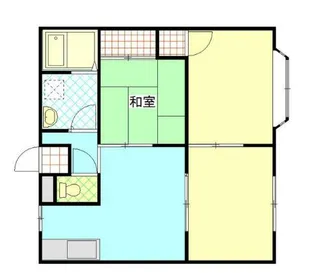 エルディム吉田II【1階】の間取り