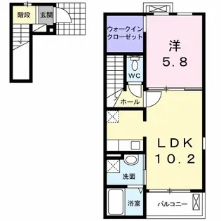 フラン ブリーズ【2階】の間取り