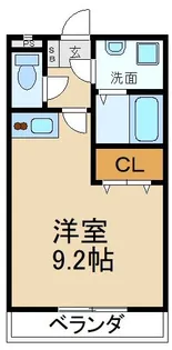 メゾンドアヴェルV【1階】の間取り