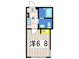 アークみらい横浜【2階】の間取り