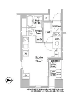 コンフォリア銀座EAST【3階】の間取り