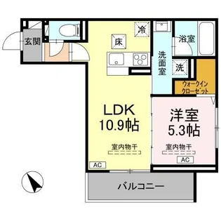D-Luminare A【1階】の間取り