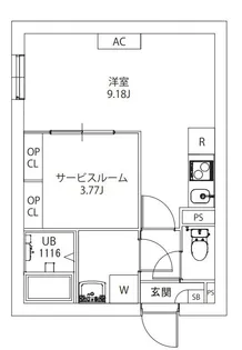 AXIA M-City武蔵小山の間取り