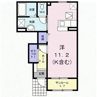 ナチュラルミント【1階】の間取り